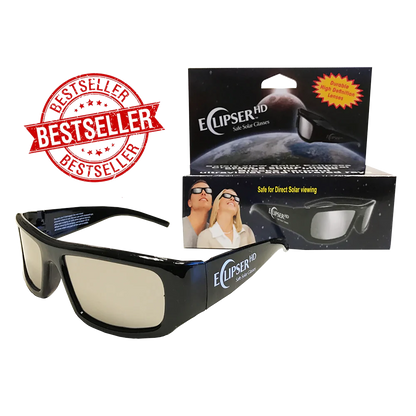 Holiday Eyes 1 Pack Hard Plastic Solar Eclipse Glasses 12312-2 AAS & CE Approved ISO Certified Safe