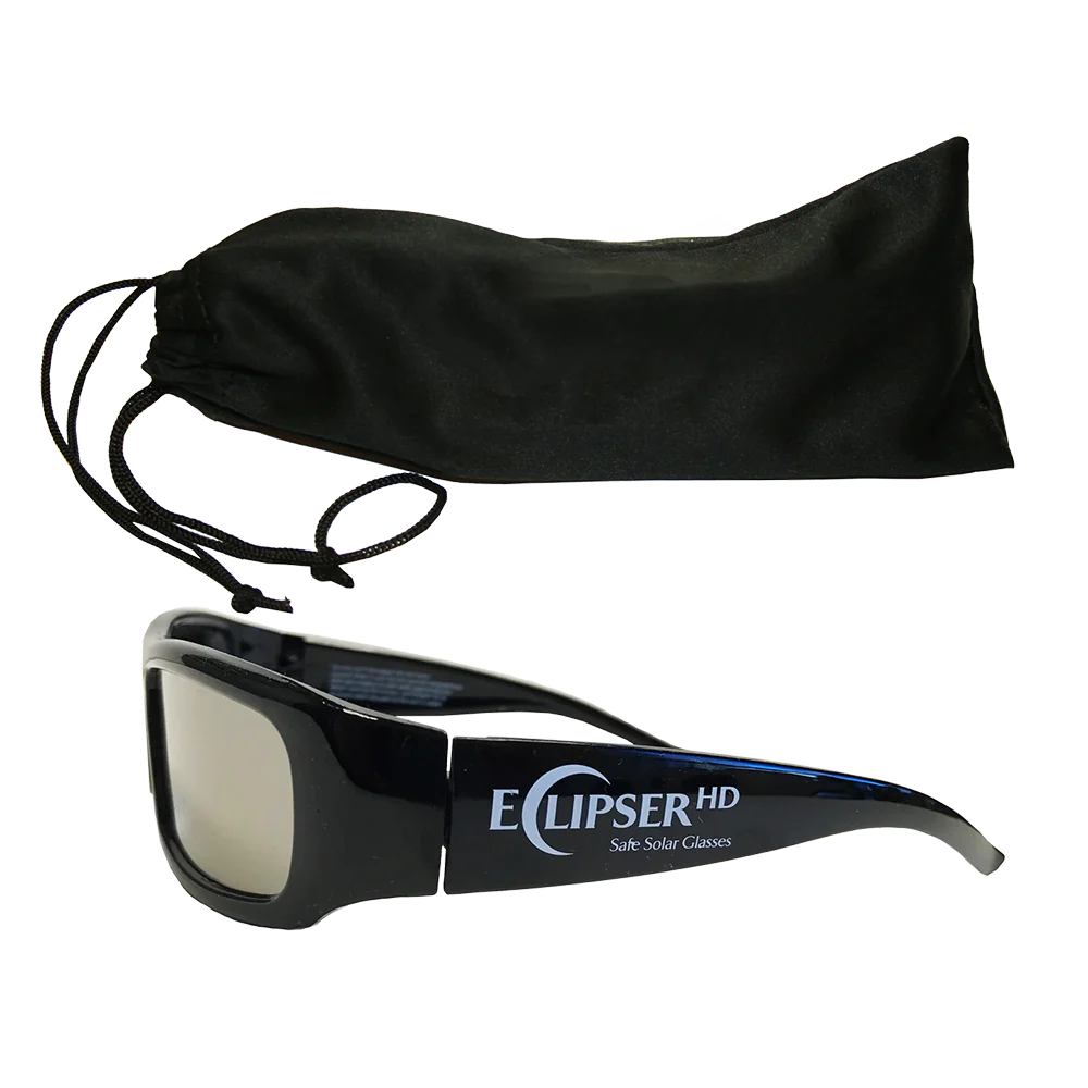 Holiday Eyes 1 Pack Hard Plastic Solar Eclipse Glasses 12312-2 AAS & CE Approved ISO Certified Safe