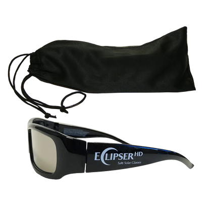 Holiday Eyes 1 Pack Hard Plastic Solar Eclipse Glasses 12312-2 AAS & CE Approved ISO Certified Safe