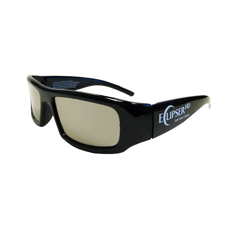 Holiday Eyes 1 Pack Hard Plastic Solar Eclipse Glasses 12312-2 AAS & CE Approved ISO Certified Safe