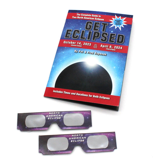 Holiday Eyes Solar Eclipse Glasses Get Eclipsed Book 12312-2 AAS & CE Approved ISO Certified Safe